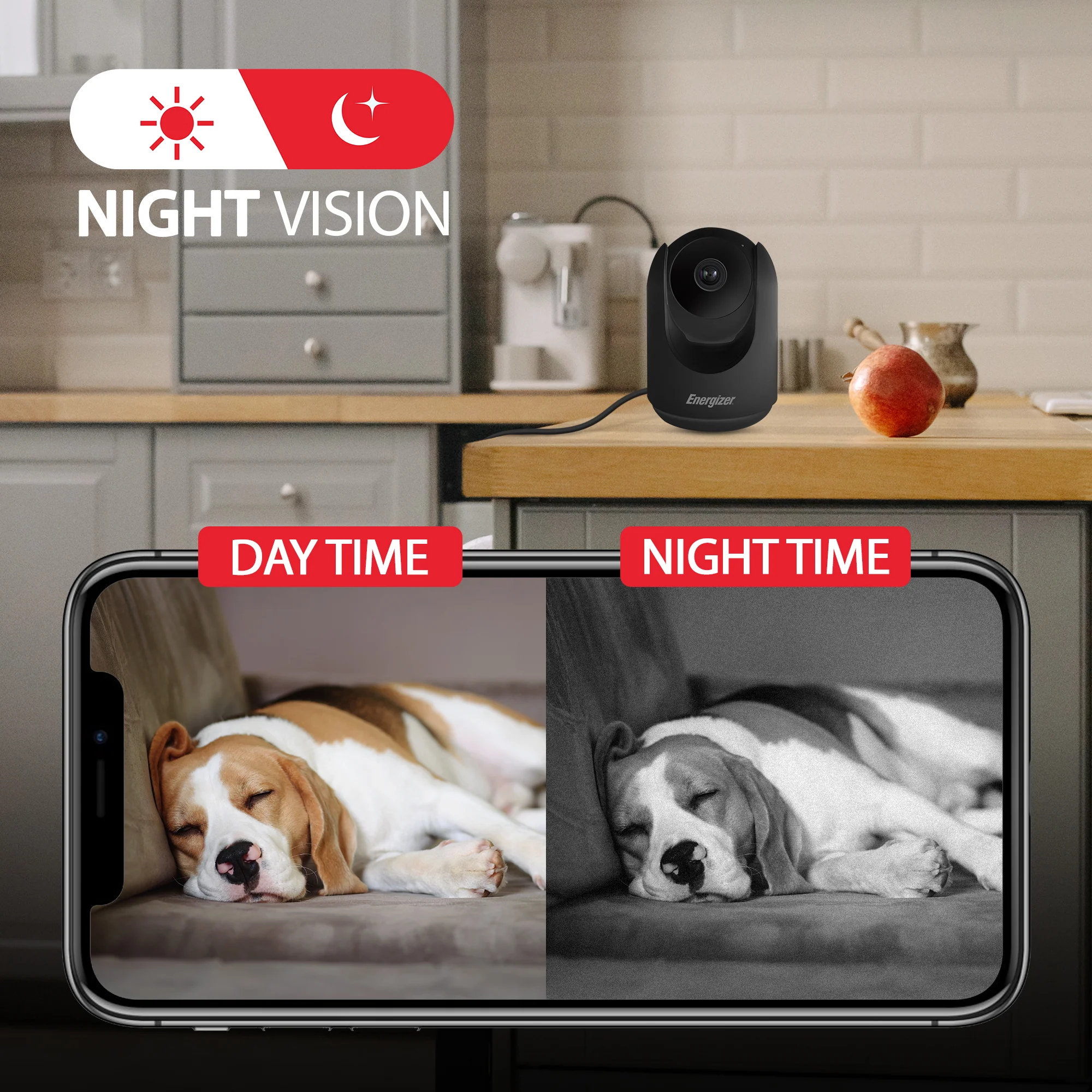 Smart Wi-Fi 1080P Full HD Indoor P/T Security Camera with Motion Tracking - Image 6