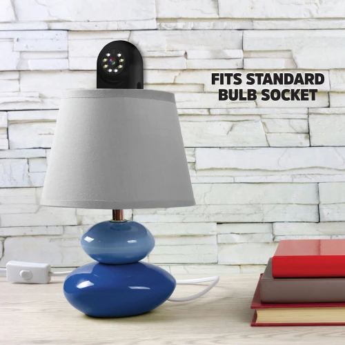Smart Wifi 1080p Bulb Socket Pan Tilt Camera - Image 4