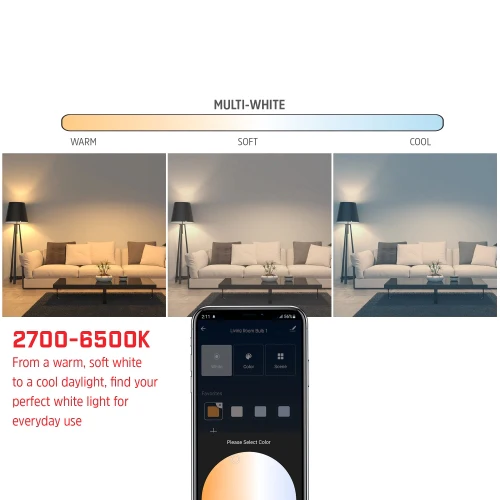 Smart Bright Multi-white Bulb - Image 6